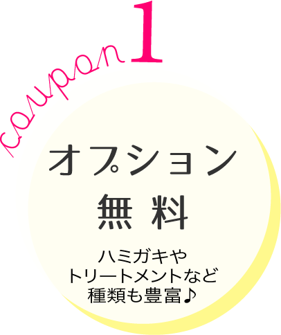 オプション無料クーポン
