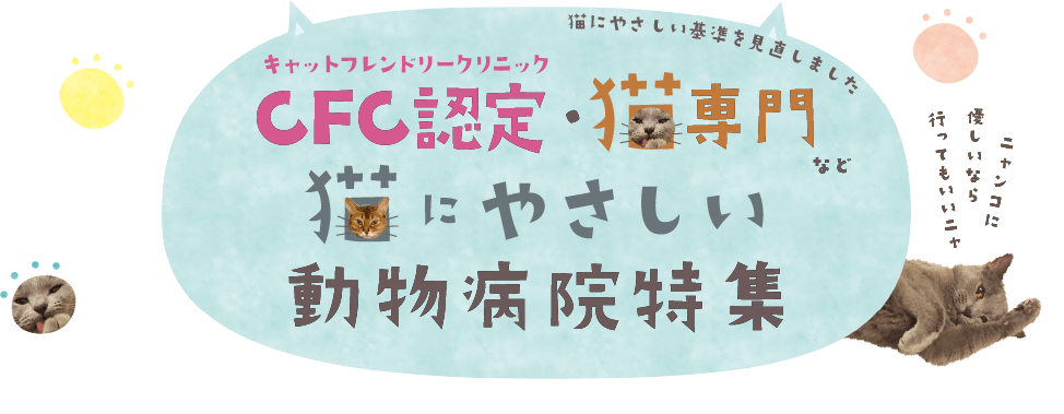 キャットフレンドリークリニック認定・猫専門・猫にやさしい動物病院【81選】| EPARKペットライフ