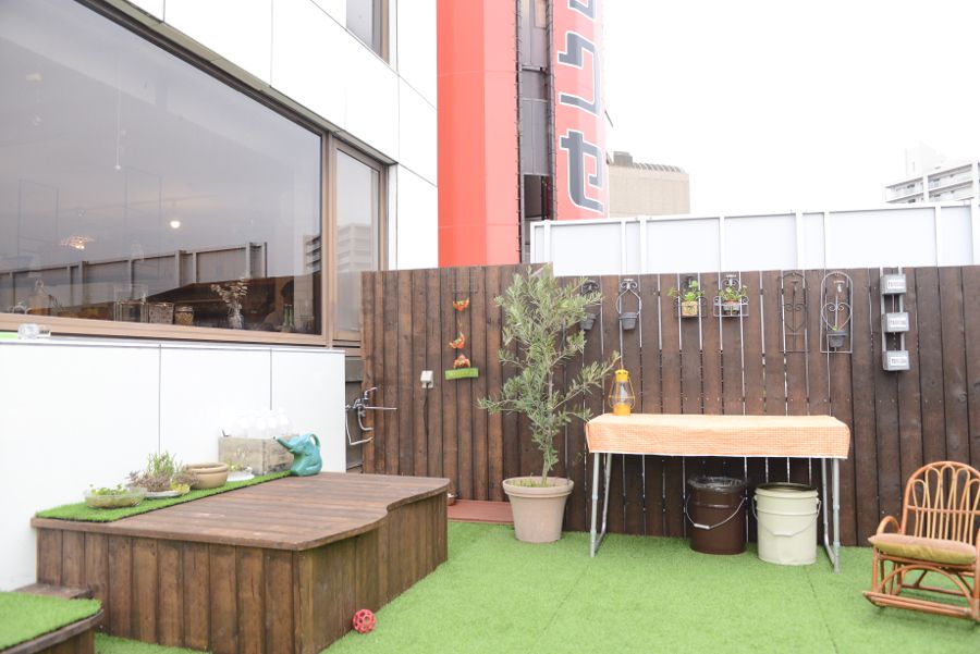 上って遊べるスペースもあって楽しそう♪