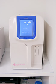 自動血球計数装置です