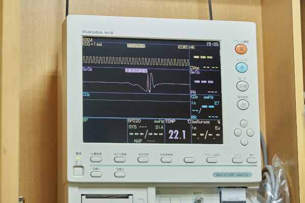 ライフモニター(トリミング室)